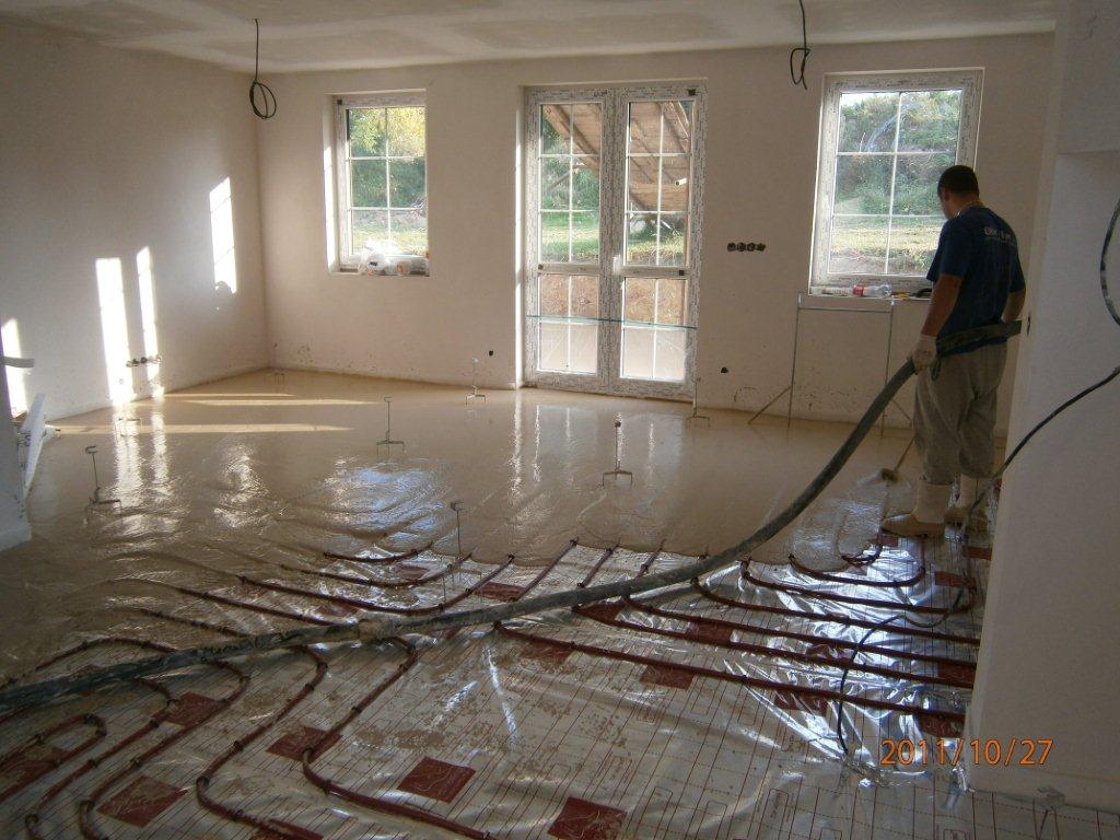 Lité podlahy a podlahové topení – JAK SE REALIZUJE?